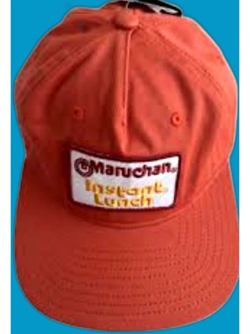 Maruchan Ramen Instant Lunch Snapback Men’s Hat Burnt Orange NEW